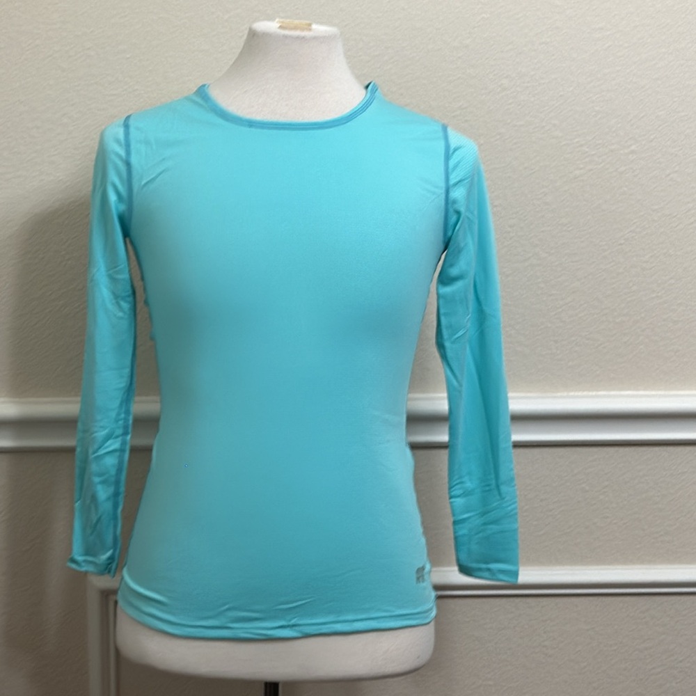 Polarmax NICE Long Sleeve Crew Baselayer top - Aqua